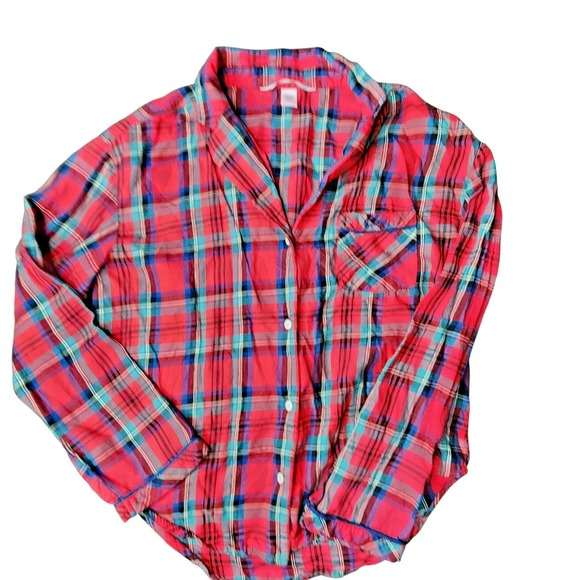 Victoria Secret Red Plaid Dream Pajama Set Size S - Picture 2 of 7